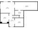 Basement floor plan featuring a large open space, storage area, and additional room at 4876 Sara Creek Way, Sugar Hill, GA 30518