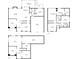 A collection of floor plans detailing each level of the house, including the basement, first, and second floors at 4876 Sara Creek Way, Sugar Hill, GA 30518