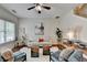 Bright living room featuring elegant decor, a plush rug, and an open layout at 1112 Birch Sw St, Atlanta, GA 30310