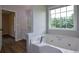 Soaking tub with jets in a large bathroom at 30 W Fork Way, Temple, GA 30179