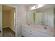 Primary bathroom with double sinks and open access to bedroom at 30 W Fork Way, Temple, GA 30179