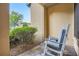 Enjoy a relaxing moment on the patio with charming pavers, providing a cozy outdoor space at 3777 Peachtree Ne Rd # 412, Brookhaven, GA 30319