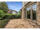 Flagstone patio with iron railing provides a relaxing outdoor living space at 4823 Layfield Dr, Atlanta, GA 30338