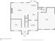 Layout featuring the first floor of a home with kitchen, living room, and office at 602 Jules Crest Ct, Lawrenceville, GA 30045