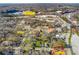 High definition aerial view of the property and surrounding Knights Park neighborhood with Westside Park in the distance at 1087 Longley Nw Ave, Atlanta, GA 30318