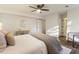 Spacious bedroom with ceiling fan, walk in closet and seating at 1875 Bernice Dr, Cumming, GA 30041