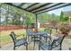 Cozy patio with outdoor seating, perfect for entertaining or relaxing, plus nice landscaping at 3060 Baymount Dr, Lawrenceville, GA 30043