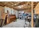 Storage in the unfinished basement space at 211 Aspen Valley Ln, Dallas, GA 30157