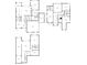 Layout of a house featuring multiple levels at 4383 Capstone Ne Ct, Roswell, GA 30075