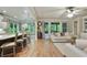 Open living area with hardwood floors, neutral tones, and natural light at 4383 Capstone Ne Ct, Roswell, GA 30075