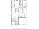 Two-story floor plan showing bedroom, garage, sitting room, and laundry dimensions; all dimensions approximate at 995 Chimney Trace Way, Lawrenceville, GA 30045