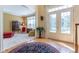 Bright foyer with hardwood floors leading to a living space at 270 Annelise Park Dr, Fayetteville, GA 30214