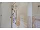 Bathroom showcasing a shower-tub combination and a modern shower curtain, providing a fresh and functional space at 605 Ga 120 Hwy, Roswell, GA 30075