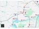 Map view pinpointing the property's location in relation to surrounding areas and landmarks at 605 Ga 120 Hwy, Roswell, GA 30075