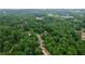 Expansive view showcases the home site nestled among the trees and a nearby golf course at 2865 Chattahoochee Rd, Cumming, GA 30041