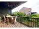 Outdoor deck with seating area, perfect for relaxing and enjoying the view at 6645 Cortland Walk, Alpharetta, GA 30005