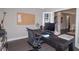 Well lit home office with hardwood floors at 2720 Garonne Way, Cumming, GA 30041