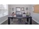 Well lit home office with hardwood floors at 2720 Garonne Way, Cumming, GA 30041