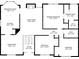 This floorplan depicts the layout of the main level in the house at 2880 Field Spring Dr, Lithonia, GA 30058