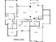 Detailed main level floor plan showcasing the layout of the kitchen, living room, and primary bedroom at 885 Old Peachtree Ne Rd, Lawrenceville, GA 30043