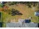 Aerial view of home and large lot with mature trees in the backyard at 2103 Columbia Dr, Decatur, GA 30032
