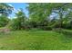 Overgrown backyard with trees and overgrown vegetation at 1377 Pine Ave, Atlanta, GA 30344
