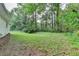 Spacious backyard with plenty of room to play and entertain beneath mature trees at 4384 Raven Valley Ct, Decatur, GA 30035
