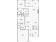 Layout showing primary bedroom, kitchen, Gathering room, study, laundry, and garage at 213 Hickory Bluffs Pkwy, Canton, GA 30114