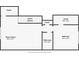 Second story layout of the home includes a bonus room, bathroom, bedrooms, and closets at 213 Hickory Bluffs Pkwy, Canton, GA 30114