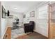 Functional home office with natural light, sleek desk, and comfortable seating at 2586 Valley Stream Dr, Atlanta, GA 30360