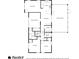 Detailed floor plan showing the layout of the living room, bedrooms, and kitchen at 283 Norton Se Cir, Smyrna, GA 30082