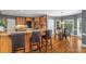 Eat-in kitchen features granite countertops and a cozy breakfast nook at 120 Burford Holw, Alpharetta, GA 30022