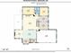 Main floor plan with living room, kitchen, breakfast area, Gathering room, and access to the garage at 120 Burford Holw, Alpharetta, GA 30022