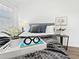 Bright bedroom featuring natural light, plush bedding, and stylish decor at 2896 Toney Dr, Decatur, GA 30032