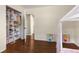 Bedroom featuring a walk-in closet with custom shelves and a canopy bed at 3890 Cherrydale Se Ln, Smyrna, GA 30082