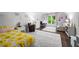 Bright bedroom boasts ample natural light, a cozy reading nook, and stylish decor at 4503 Woodhaven Ne, Marietta, GA 30067