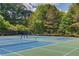 Community tennis courts with lush green surroundings, offering a great recreational amenity at 5960 Bridge Stone Ct, Cumming, GA 30028