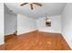 Inviting living room with hardwood flooring and an open-concept design at 3037 Bonnes Dr, Lithonia, GA 30038
