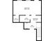 Floor plan featuring a bedroom, bathroom, walk-in closet, mudroom and hall at 3982 Carver Cir, Doraville, GA 30360