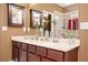 Bathroom has a dual vanity sink with ample counter space at 4306 Laurel Creek Se Ct, Smyrna, GA 30080