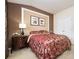 Cozy bedroom featuring neutral walls, carpet flooring, and natural light at 4306 Laurel Creek Se Ct, Smyrna, GA 30080