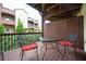 A charming patio with a wrought iron table and chairs, perfect for outdoor dining at 4306 Laurel Creek Se Ct, Smyrna, GA 30080