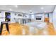 Finished basement featuring a bar area, fireplace, and seating at 2334 Fisher Dr, Loganville, GA 30052