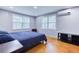 Finished basement bedroom with large windows and ductless AC at 2334 Fisher Dr, Loganville, GA 30052