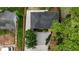 Aerial view of the house showcasing its roof, landscaping, driveway, and proximity to neighboring homes at 788 Fayetteville Se Rd, Atlanta, GA 30316