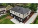 Modern two-story home featuring neutral siding, black trim, and a newly installed roof for enhanced curb appeal at 788 Fayetteville Se Rd, Atlanta, GA 30316