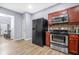 Kitchen with stainless steel appliances, spacious layout and modern countertops at 6297 Polar Fox Ct, Riverdale, GA 30296