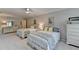 Well-lit bedroom featuring neutral decor and two twin beds with plush bedding and artwork at 1830 Hadfield Blvd, Roswell, GA 30075