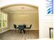 Elegant dining room with modern lighting and seating at 2751 Colonial Dr, College Park, GA 30337