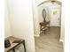 Bright hallway featuring modern flooring and stylish decor at 2751 Colonial Dr, College Park, GA 30337